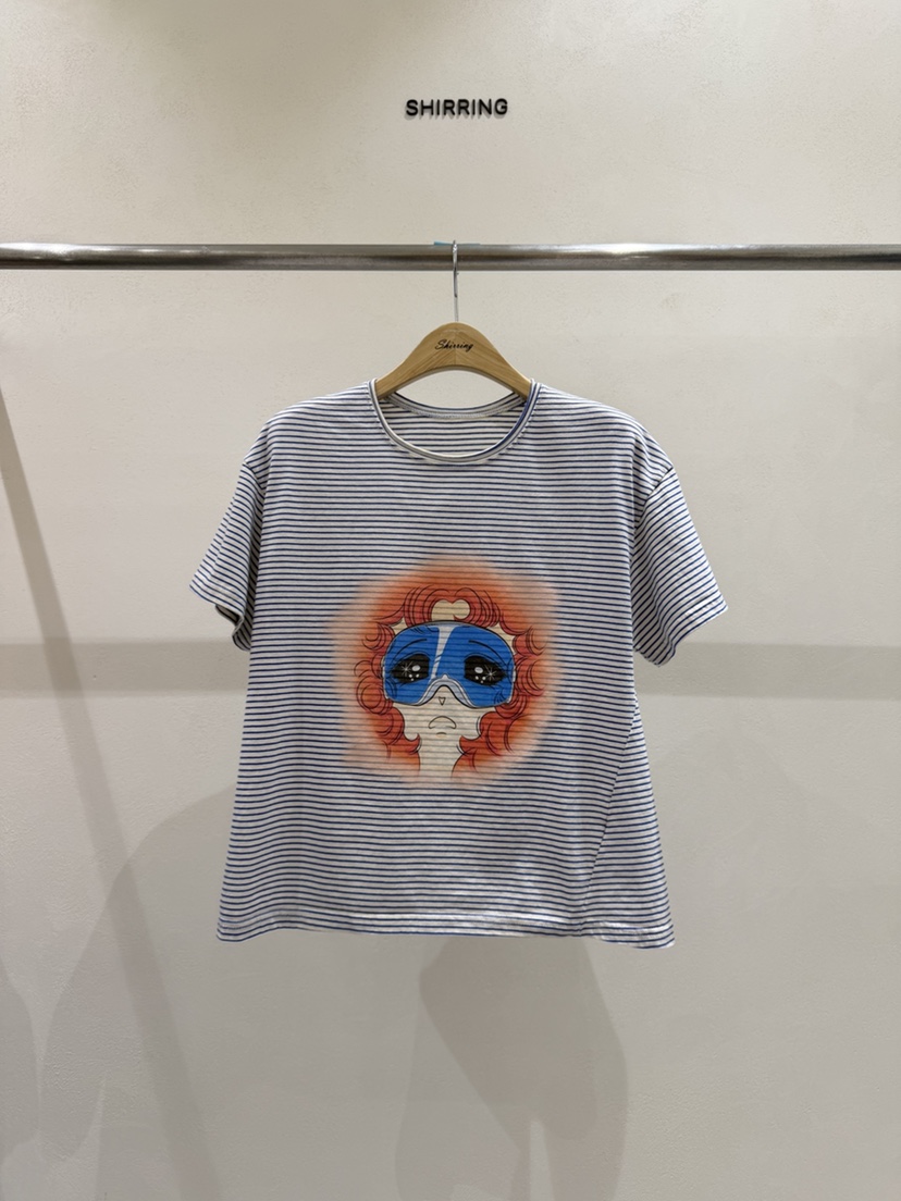 SHIRRING韓國代購女裝新品26春夏時尚熱賣人氣職業推薦T恤SHIRRINGT恤圖色3