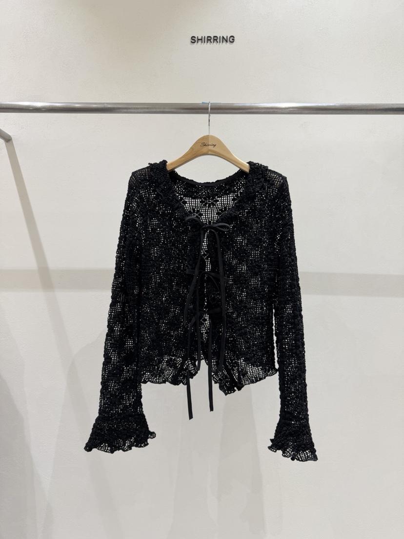 SHIRRING韓國東大門直郵女裝新品人氣時尚熱賣襯衫蕾絲衫SHIRRING襯衫/蕾絲衫圖色2