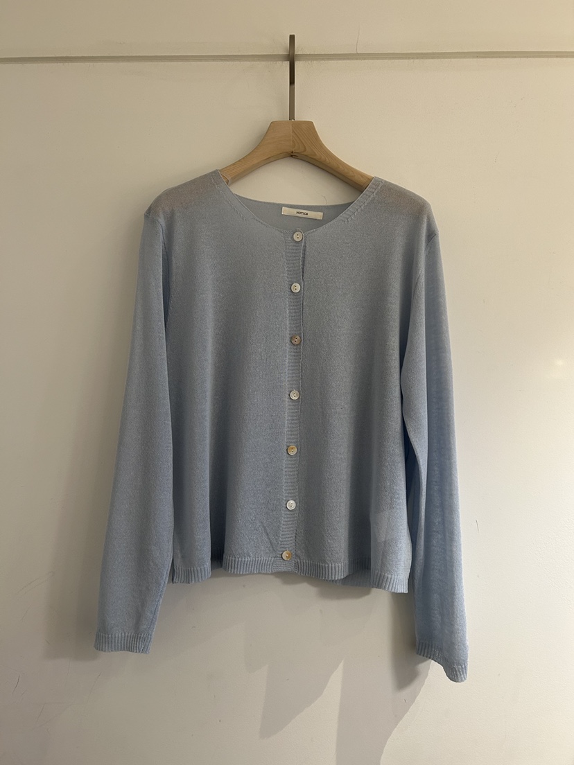 NOTICE韓國直郵實拍女士新品職業26春夏時尚針織衫亞麻開衫NOTICE針織衫圖色5