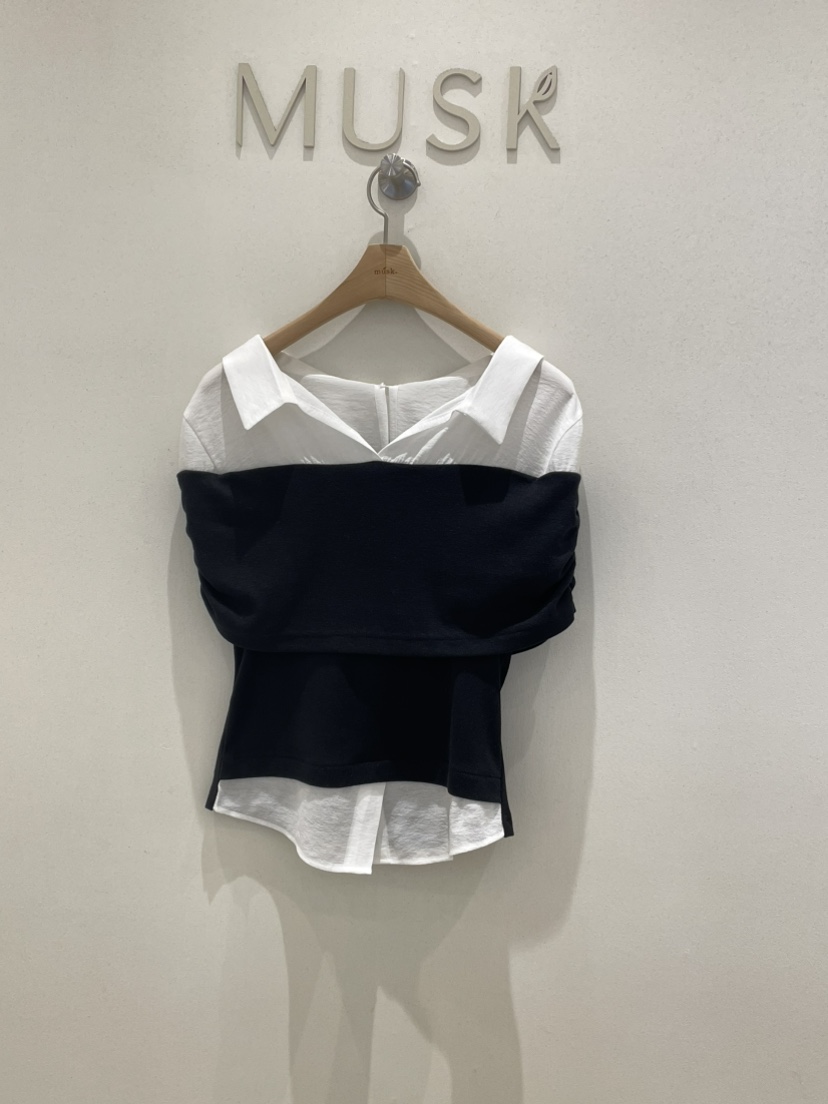 MUSK韓國東大門代購女裝新品人氣休閑時尚熱賣襯衫蕾絲衫MUSK襯衫/蕾絲衫圖色3