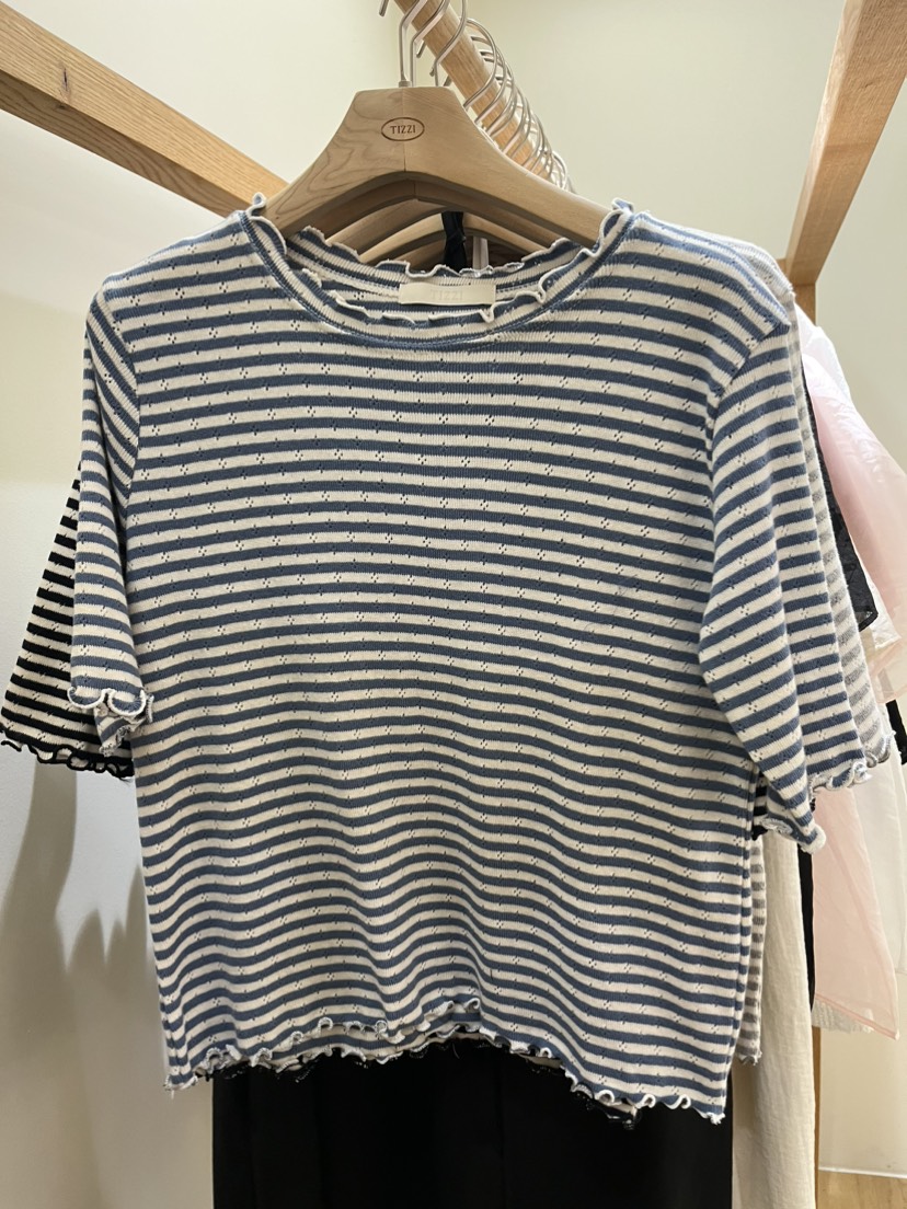 TIZZI韓國直郵女士新品休閑26春夏人氣職業推薦時尚熱賣T恤TIZZIT恤圖色1
