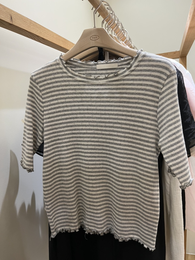 TIZZI韓國直郵女士新品休閑26春夏人氣職業推薦時尚熱賣T恤TIZZIT恤圖色3