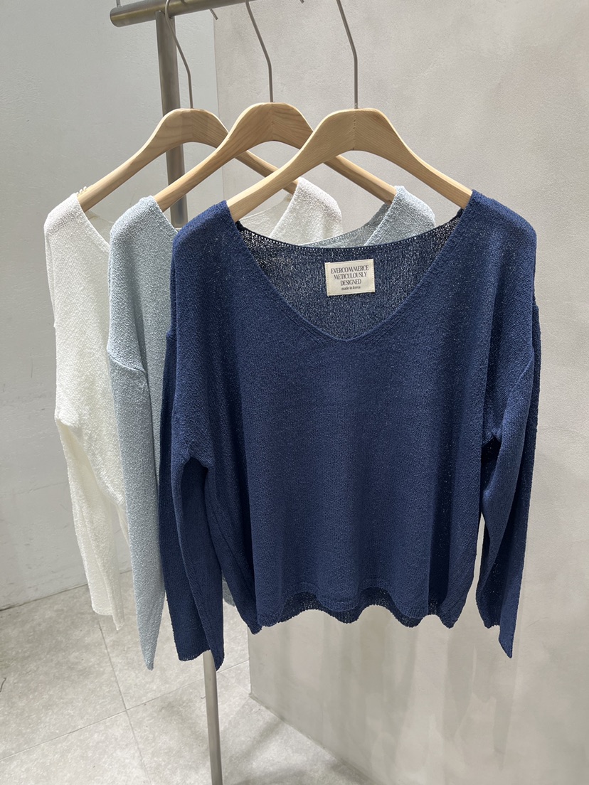 EVERCOMMERCE METICULOUSLY DESIGNED韓國東大門直郵女裝新款休閑針織衫EVERCOMMERCE METICULOUSLY DESIGNED針織衫