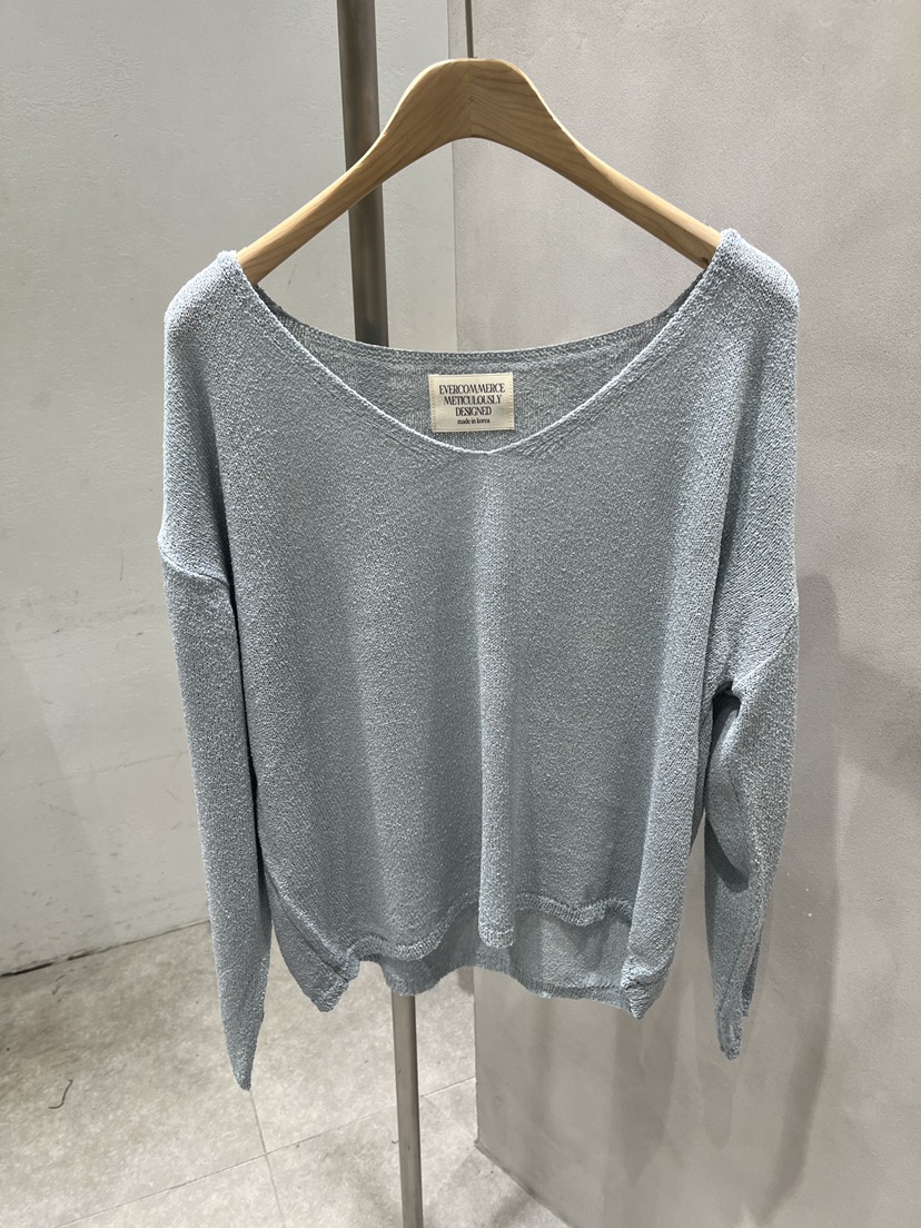 EVERCOMMERCE METICULOUSLY DESIGNED韓國東大門直郵女裝新款休閑針織衫EVERCOMMERCE METICULOUSLY DESIGNED針織衫圖色1