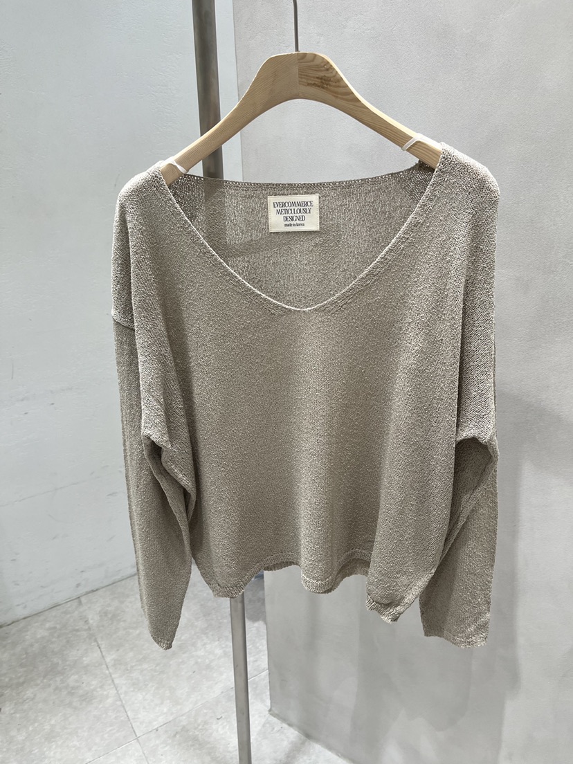EVERCOMMERCE METICULOUSLY DESIGNED韓國東大門直郵女裝新款休閑針織衫EVERCOMMERCE METICULOUSLY DESIGNED針織衫圖色2