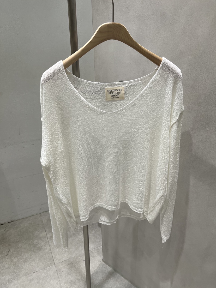 EVERCOMMERCE METICULOUSLY DESIGNED韓國東大門直郵女裝新款休閑針織衫EVERCOMMERCE METICULOUSLY DESIGNED針織衫圖色4