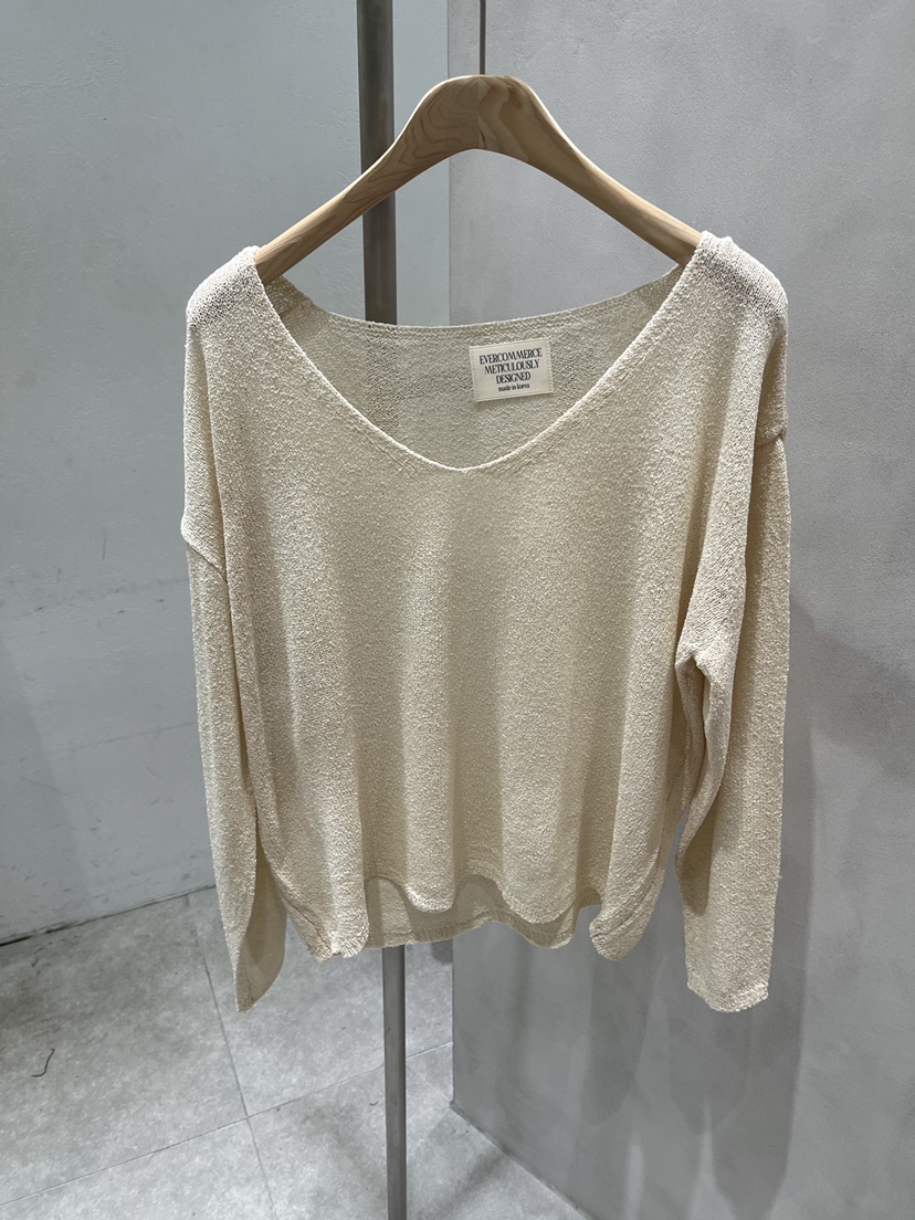 EVERCOMMERCE METICULOUSLY DESIGNED韓國東大門直郵女裝新款休閑針織衫EVERCOMMERCE METICULOUSLY DESIGNED針織衫圖色6