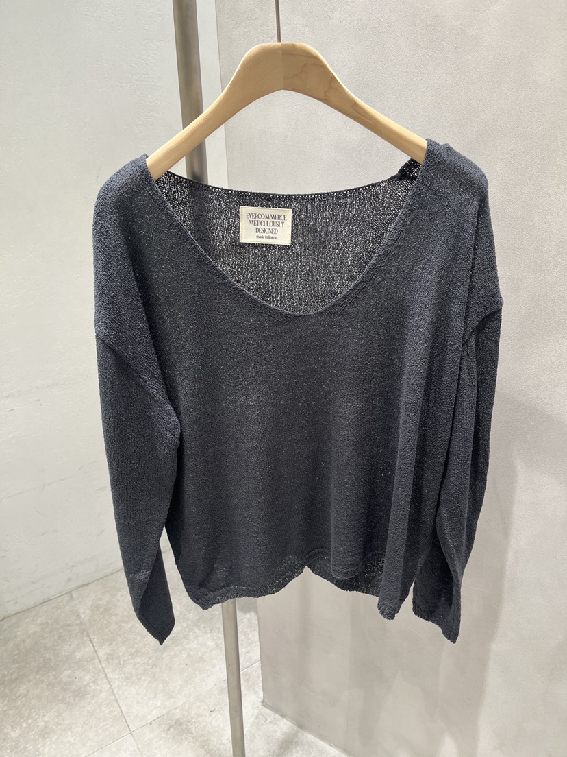 EVERCOMMERCE METICULOUSLY DESIGNED韓國東大門直郵女裝新款休閑針織衫EVERCOMMERCE METICULOUSLY DESIGNED針織衫圖色9