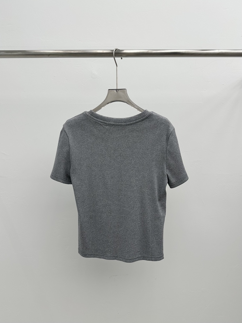 SEARE/PRETZEL韓國代購女裝新品休閑人氣職業時尚T恤羅紋SEARE/PRETZELT恤