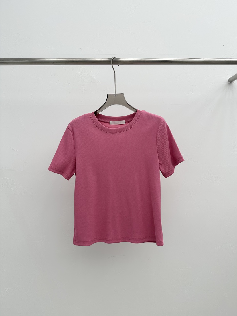 SEARE/PRETZEL韓國代購女裝新品休閑人氣職業時尚T恤羅紋SEARE/PRETZELT恤圖色2