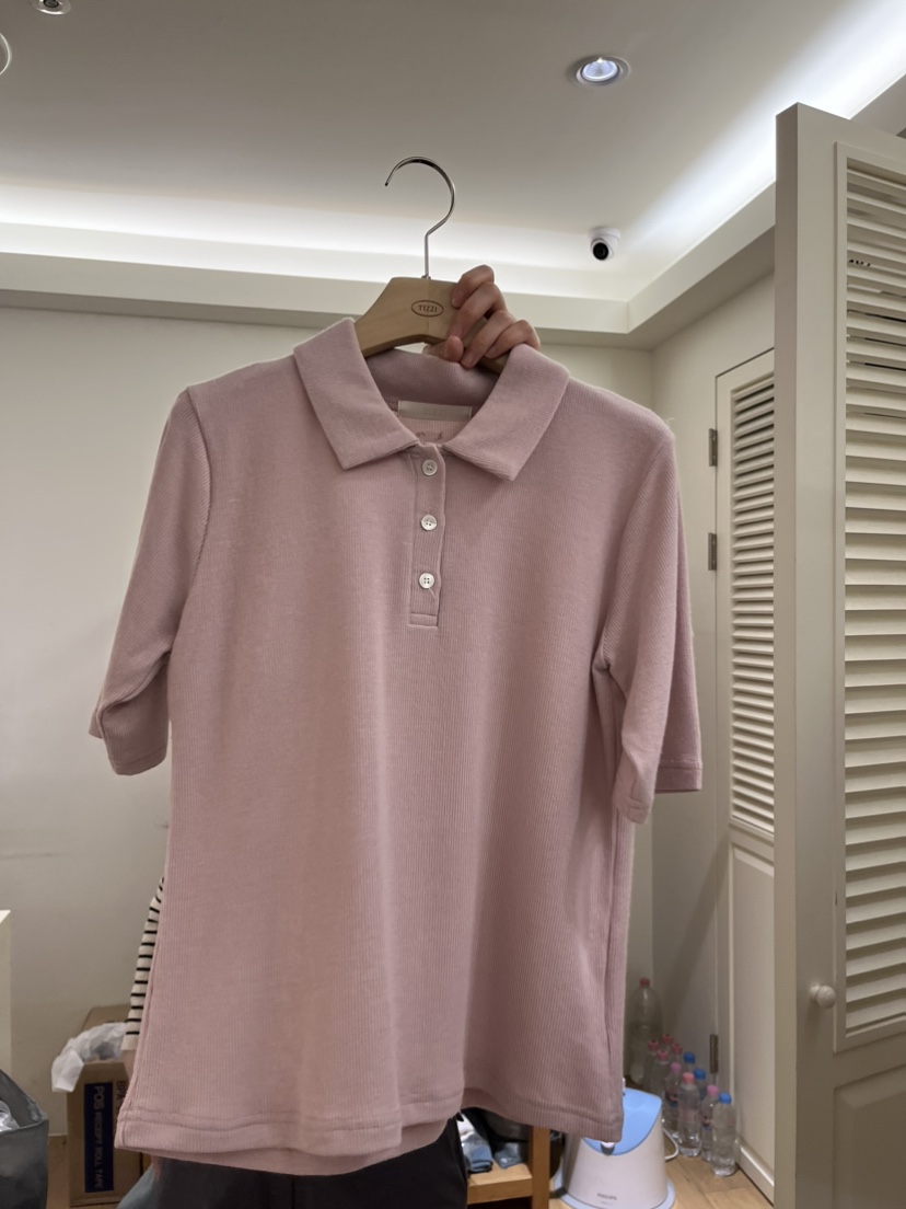 TIZZI韓國代購女裝新款推薦26春夏休閑人氣時尚熱賣職業T恤TIZZIT恤圖色2