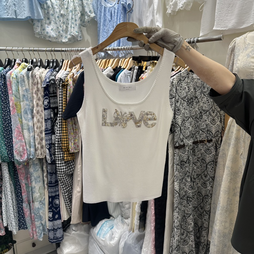 BIKINI韓國直郵女裝新款人氣休閑熱賣職業推薦時尚吊帶背心BIKINI吊帶/背心圖色1