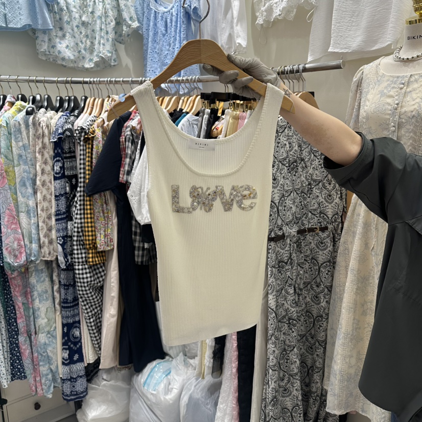 BIKINI韓國直郵女裝新款人氣休閑熱賣職業推薦時尚吊帶背心BIKINI吊帶/背心圖色2