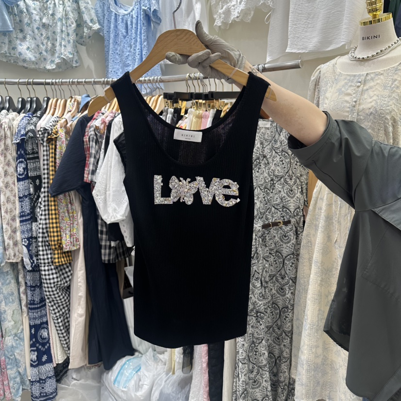 BIKINI韓國直郵女裝新款人氣休閑熱賣職業推薦時尚吊帶背心BIKINI吊帶/背心圖色3