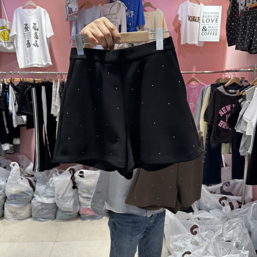 K STORY韓國直郵女士新款休閑26春夏時尚熱賣人氣職業短褲K STORY短褲圖色1