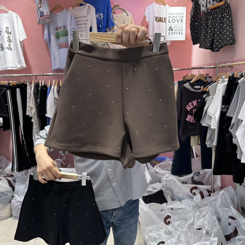 K STORY韓國直郵女士新款休閑26春夏時尚熱賣人氣職業短褲K STORY短褲圖色2