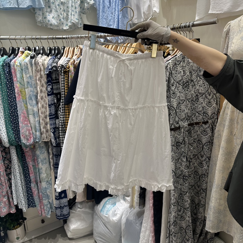 BIKINI韓國東大門直郵女裝新款休閑時尚26春夏半身裙中短裙BIKINI半身裙/中短裙圖色1