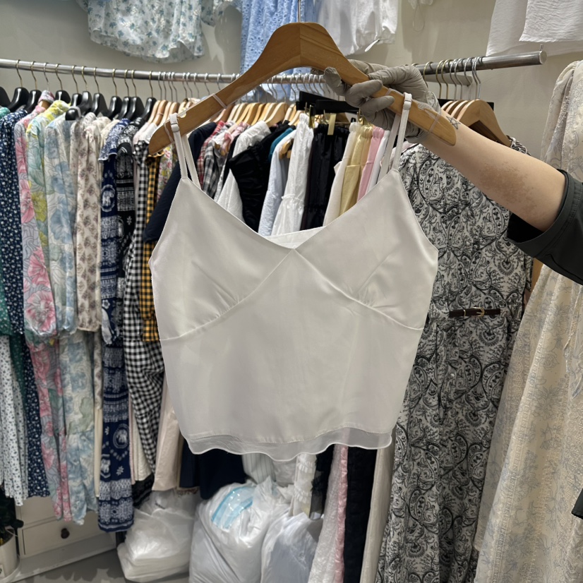 BIKINI韓國直郵實拍女裝新品時尚熱賣推薦26春夏吊帶背心BIKINI吊帶/背心圖色1