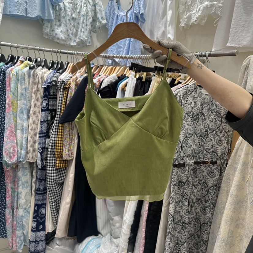 BIKINI韓國直郵實拍女裝新品時尚熱賣推薦26春夏吊帶背心BIKINI吊帶/背心圖色2