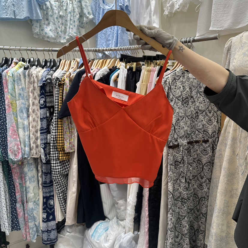 BIKINI韓國直郵實拍女裝新品時尚熱賣推薦26春夏吊帶背心BIKINI吊帶/背心圖色3