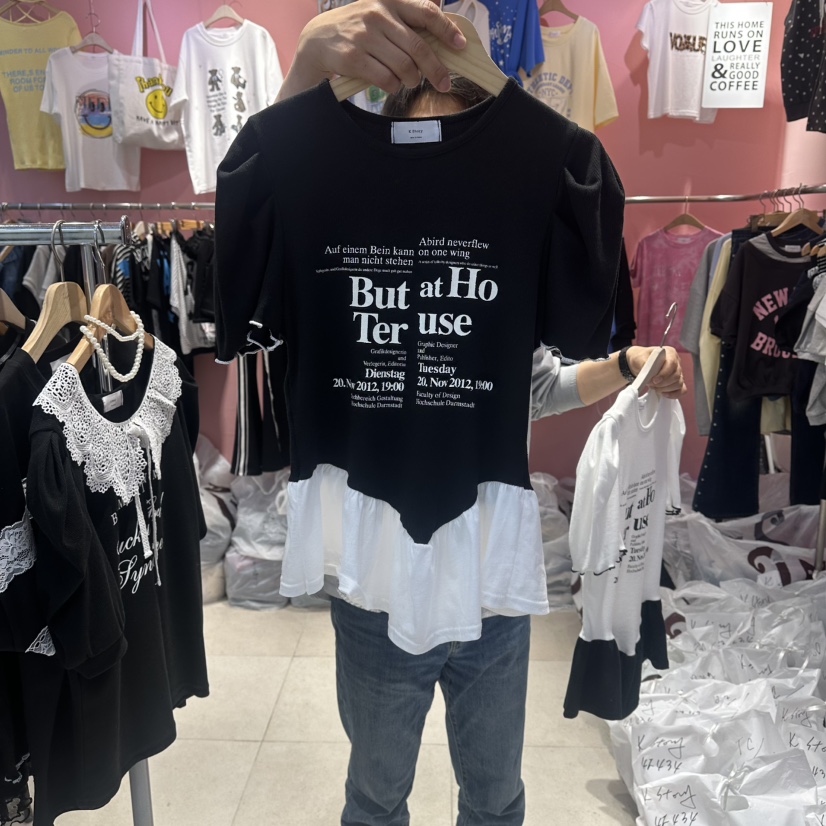 K STORY韓國東大門直郵女士新款時尚推薦職業休閑人氣T恤K STORYT恤圖色2