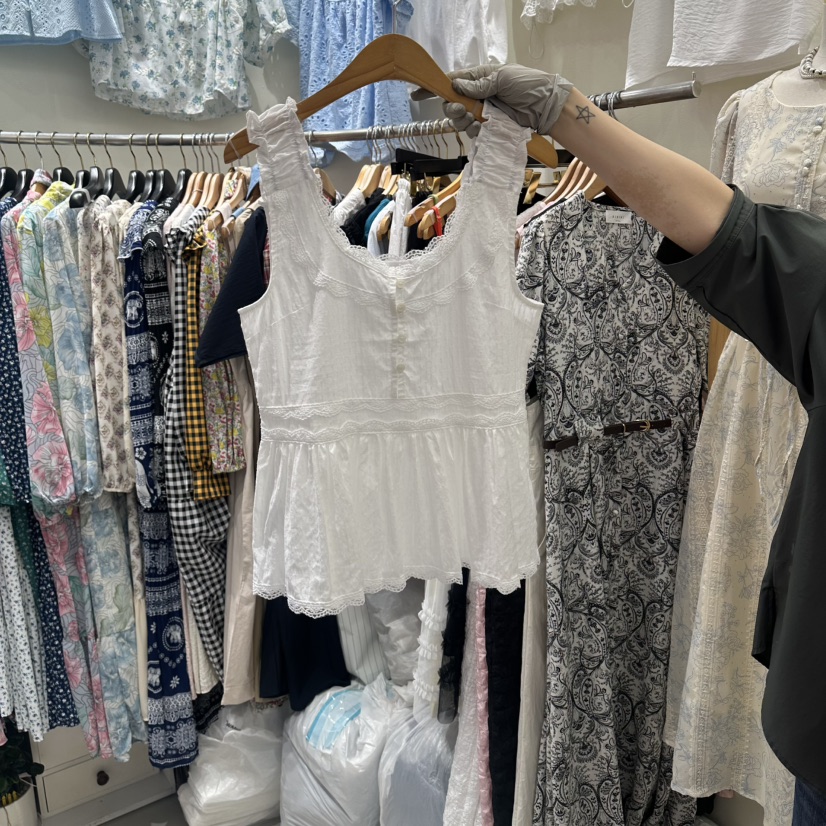 BIKINI韓國代購女士新款26春夏職業時尚休閑推薦吊帶背心BIKINI吊帶/背心圖色1