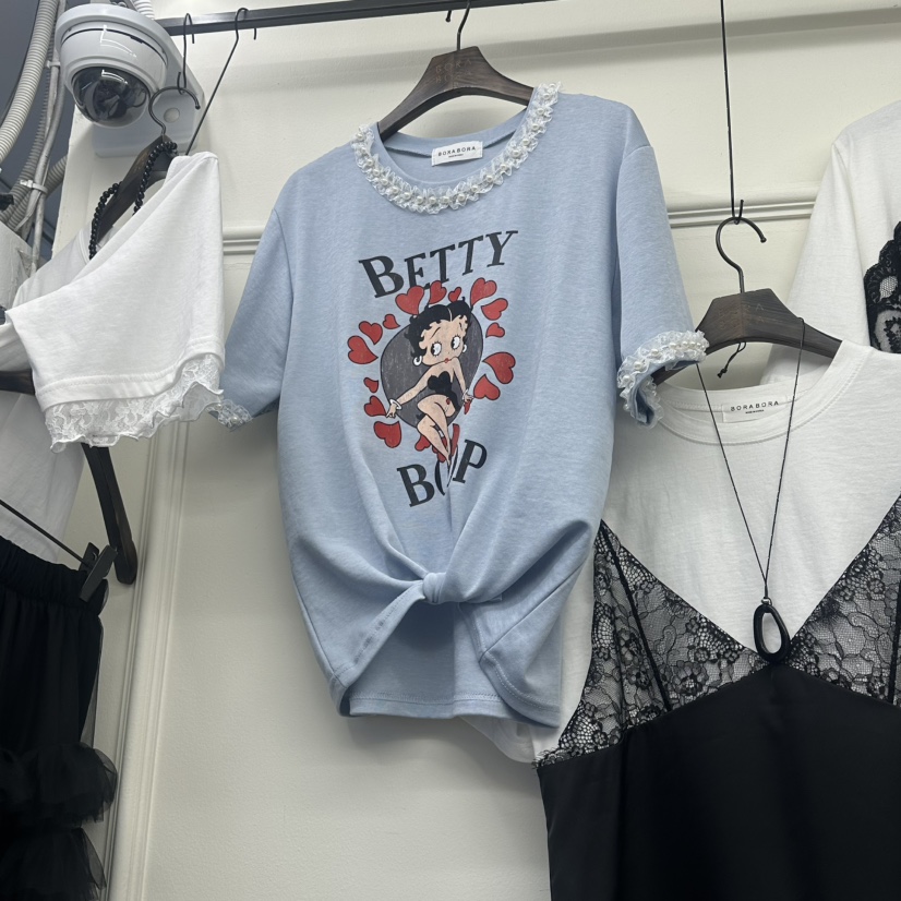 BORA BORA韓國東大門代購女士新款推薦26春夏時尚休閑T恤BORA BORAT恤圖色2