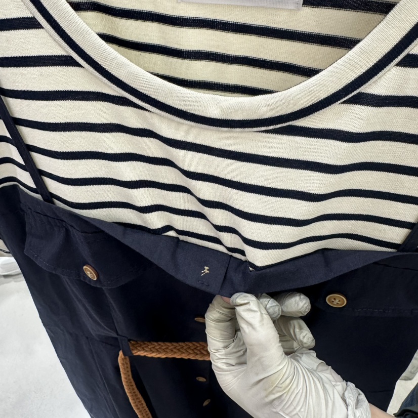 BIKINI韓國直郵女士新款休閑人氣推薦26春夏連衣裙假兩件BIKINI連衣裙