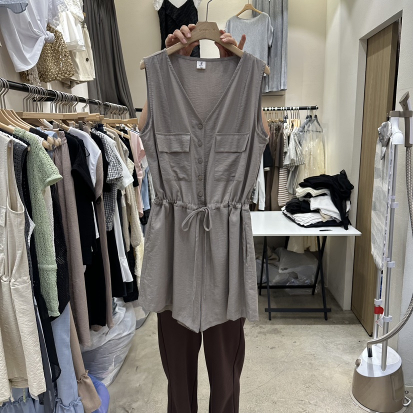 HOLYBANANA韓國東大門直郵女裝新款時尚推薦人氣休閑連體褲groovy.H/HOLYBANANA連體褲圖色1