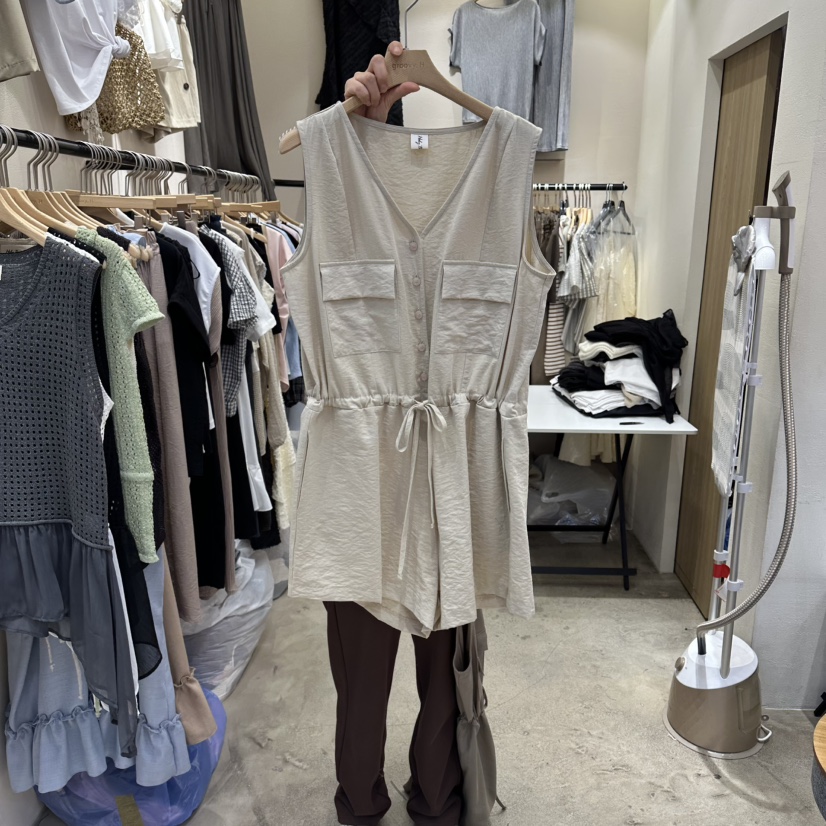 HOLYBANANA韓國東大門直郵女裝新款時尚推薦人氣休閑連體褲groovy.H/HOLYBANANA連體褲圖色2