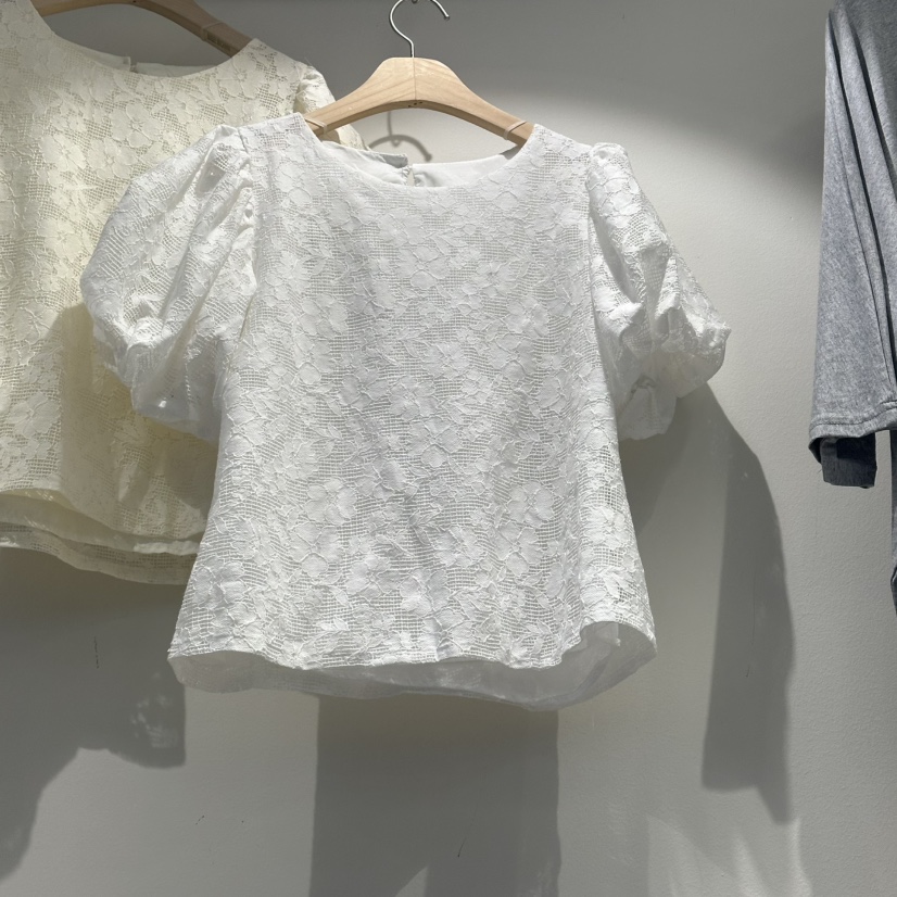 HOT PLACE/DREAM GIRIS/HOT ISSUE韓國直郵實拍女裝新品人氣襯衫蕾絲衫蕾絲HOT PLACE/DREAM GIRIS/HOT ISSUE襯衫/蕾絲衫圖色1