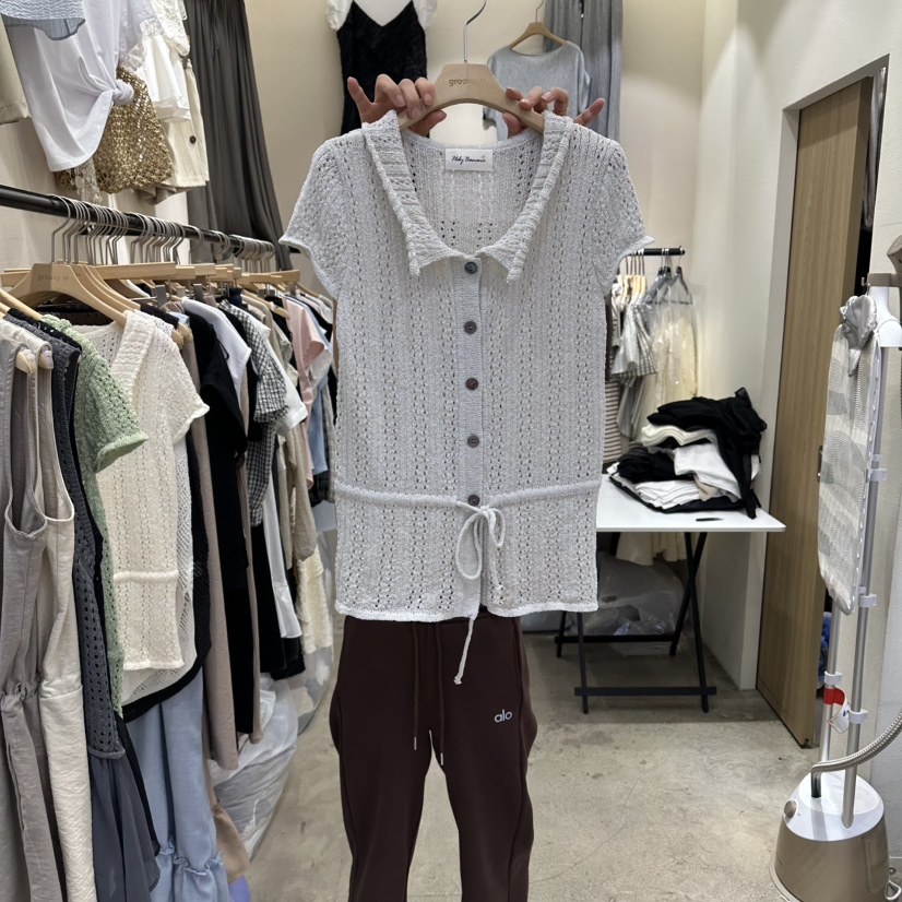 HOLYBANANA韓國東大門直郵女裝新款人氣職業推薦休閑針織衫groovy.H/HOLYBANANA針織衫圖色3