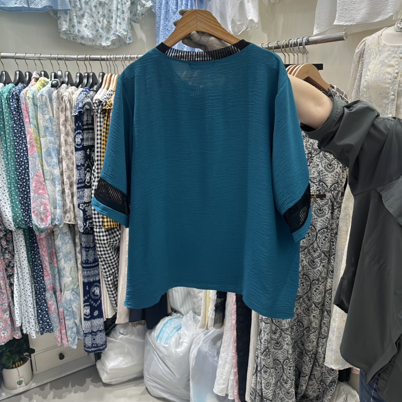 BIKINI韓國東大門直郵女裝新品26春夏休閑時尚人氣T恤口袋BIKINIT恤