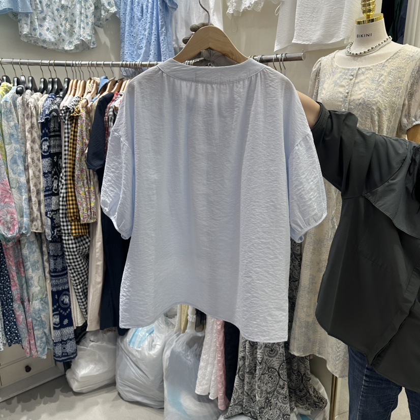 BIKINI韓國直郵女裝新款熱賣推薦襯衫蕾絲衫不含項鏈蕾絲BIKINI襯衫/蕾絲衫