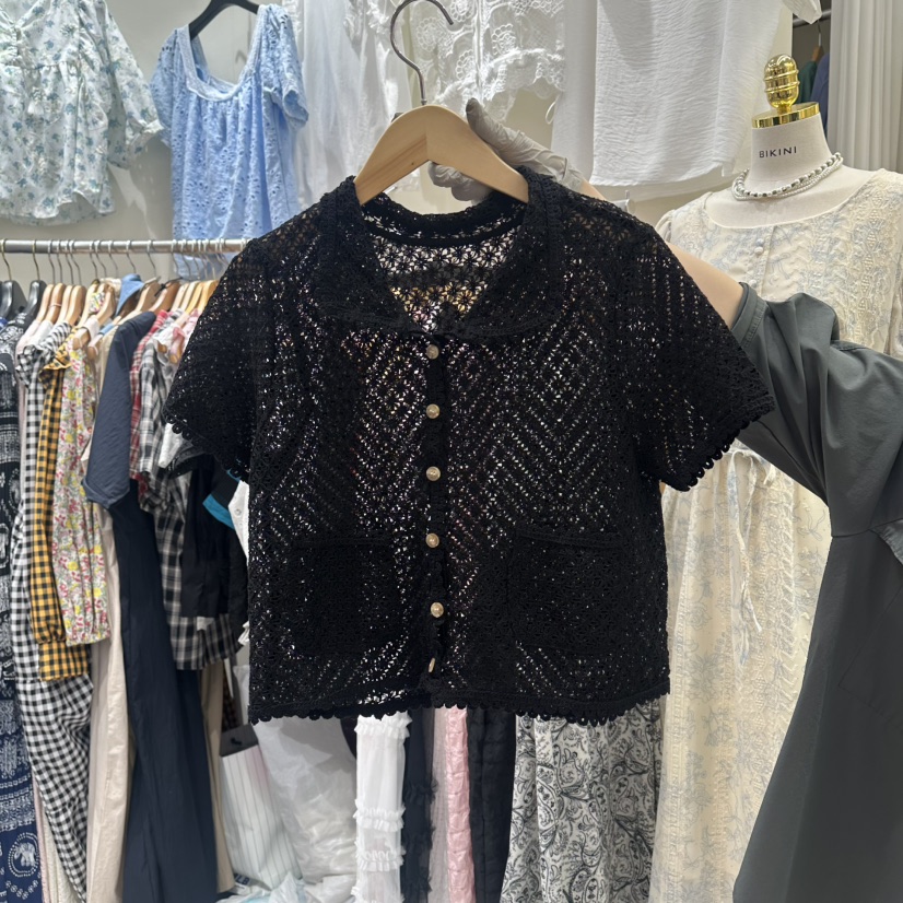 BIKINI韓國代購女裝新品人氣熱賣26春夏休閑推薦襯衫蕾絲衫BIKINI襯衫/蕾絲衫圖色2