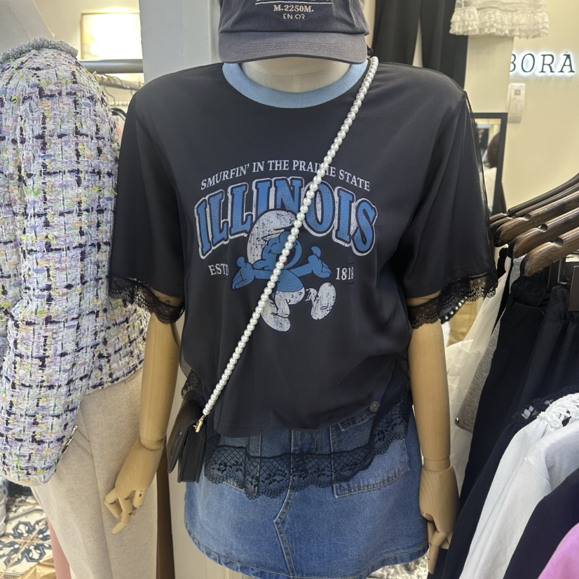 BORA BORA韓國代購女裝新款推薦休閑職業人氣26春夏熱賣T恤BORA BORAT恤圖色2