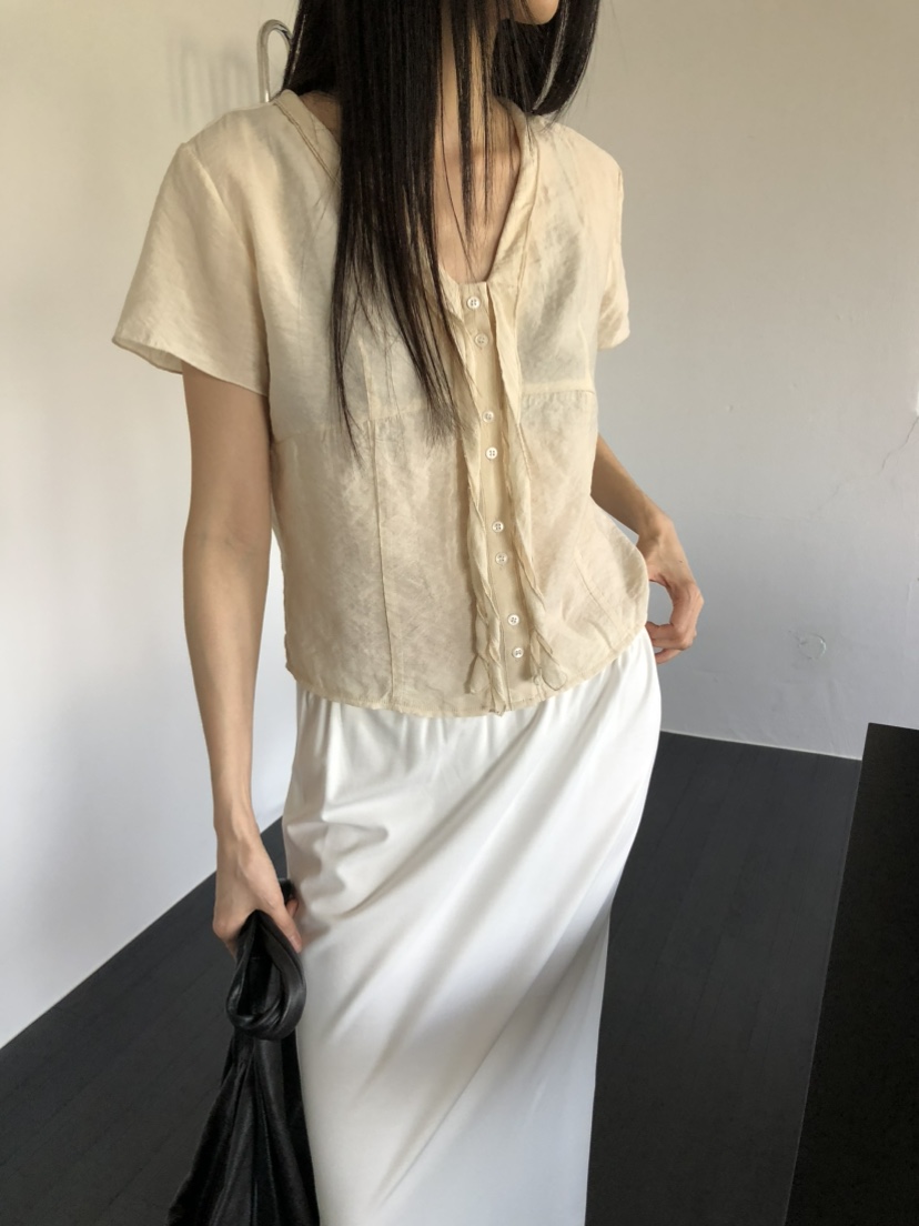 TORRE韓國直郵女士新款時尚職業休閑推薦真品熱賣襯衫蕾絲衫TORRE襯衫/蕾絲衫