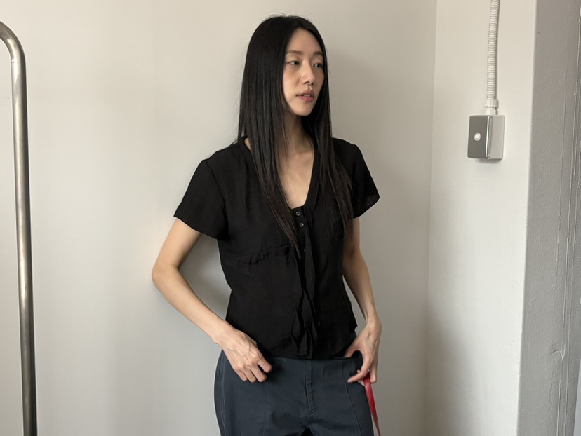 TORRE韓國直郵女士新款時尚職業休閑推薦真品熱賣襯衫蕾絲衫TORRE襯衫/蕾絲衫