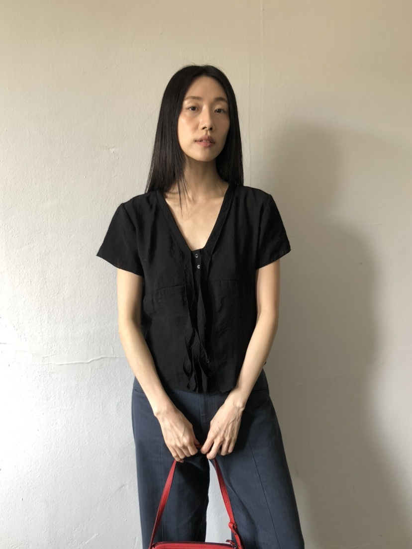 TORRE韓國直郵女士新款時尚職業休閑推薦真品熱賣襯衫蕾絲衫TORRE襯衫/蕾絲衫