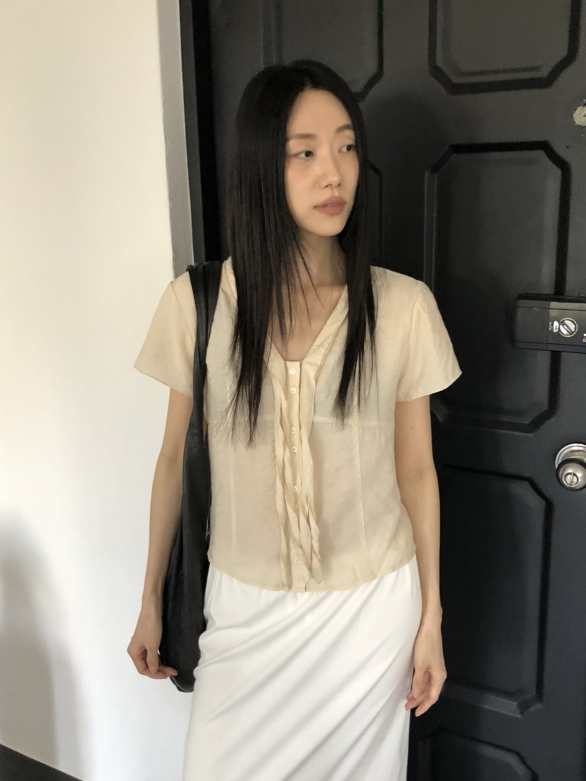 TORRE韓國直郵女士新款時尚職業休閑推薦真品熱賣襯衫蕾絲衫TORRE襯衫/蕾絲衫圖色1