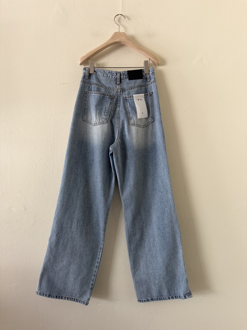 MENG東大門實拍女裝新品真品休閑人氣職業熱賣推薦牛仔褲MENG牛仔褲