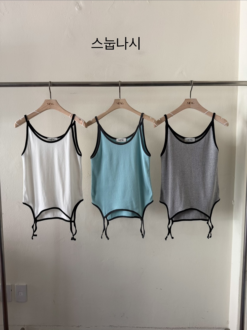 MENG韓國直郵女士新品時尚職業熱賣26春夏人氣推薦吊帶背心MENG吊帶/背心