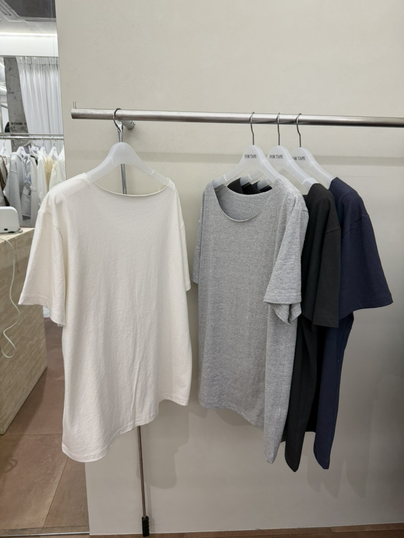 FOR TAPE韓國直郵實拍女士新品人氣26春夏職業推薦T恤露肩FOR TAPET恤