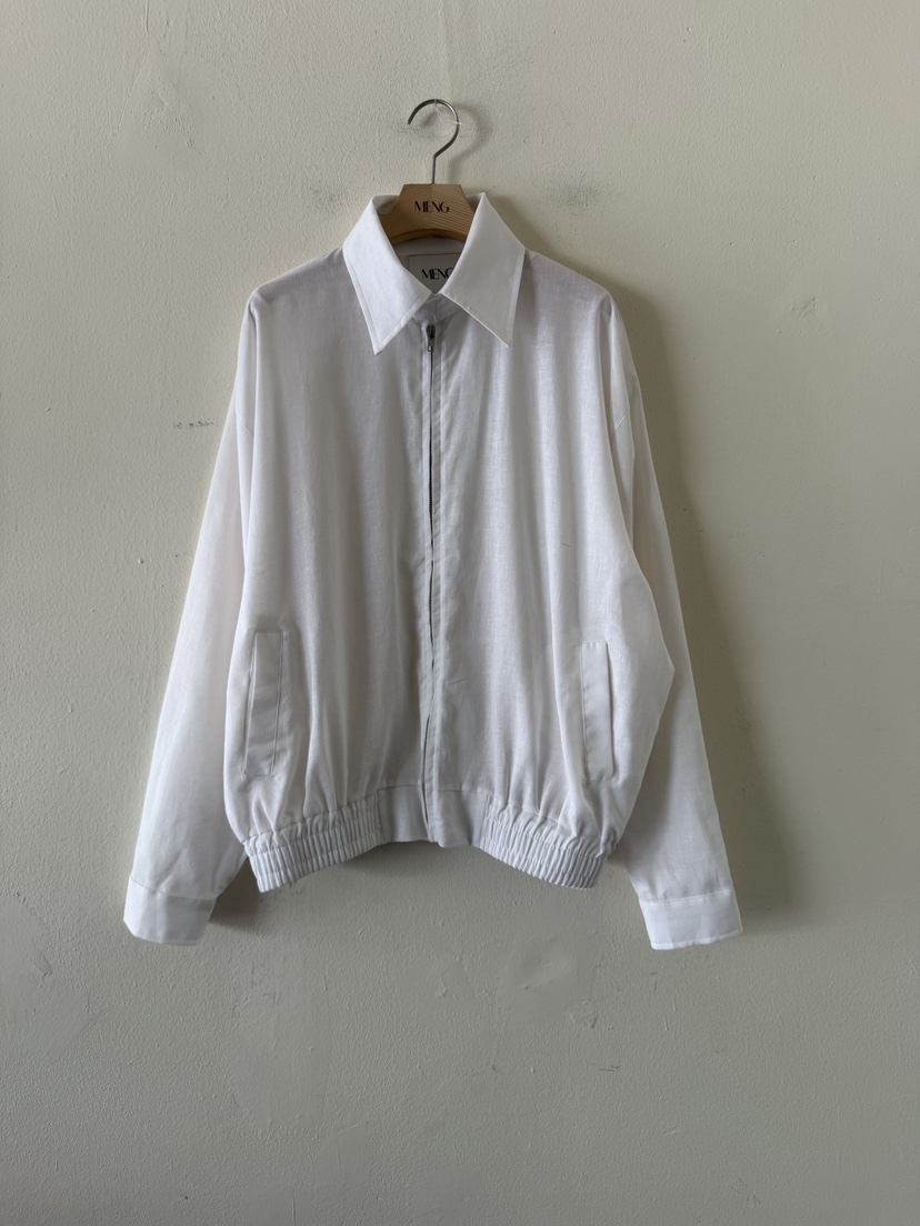 MENG韓國東大門代購女裝新款熱賣職業休閑人氣夾克亞麻布MENG夾克