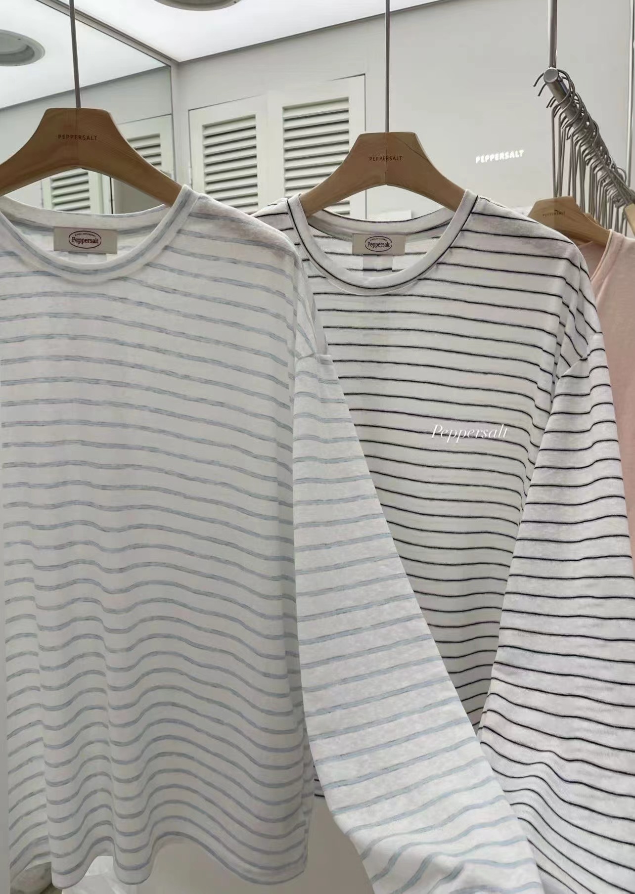 PEPPER 페페韓國東大門代購女士新款休閑26春夏人氣長袖T恤PEPPER-SEOUL長袖T恤