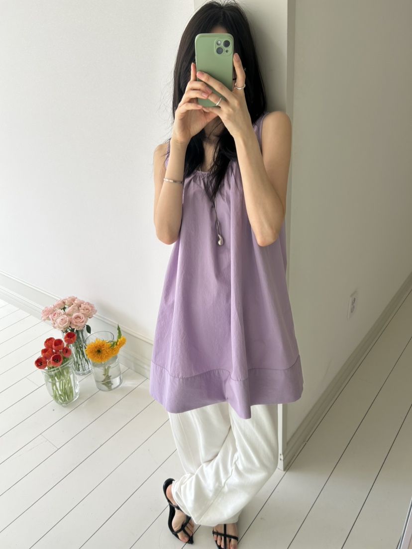 ME MO韓國東大門直郵女裝新款26春夏熱賣推薦連衣裙圓領ME MO連衣裙