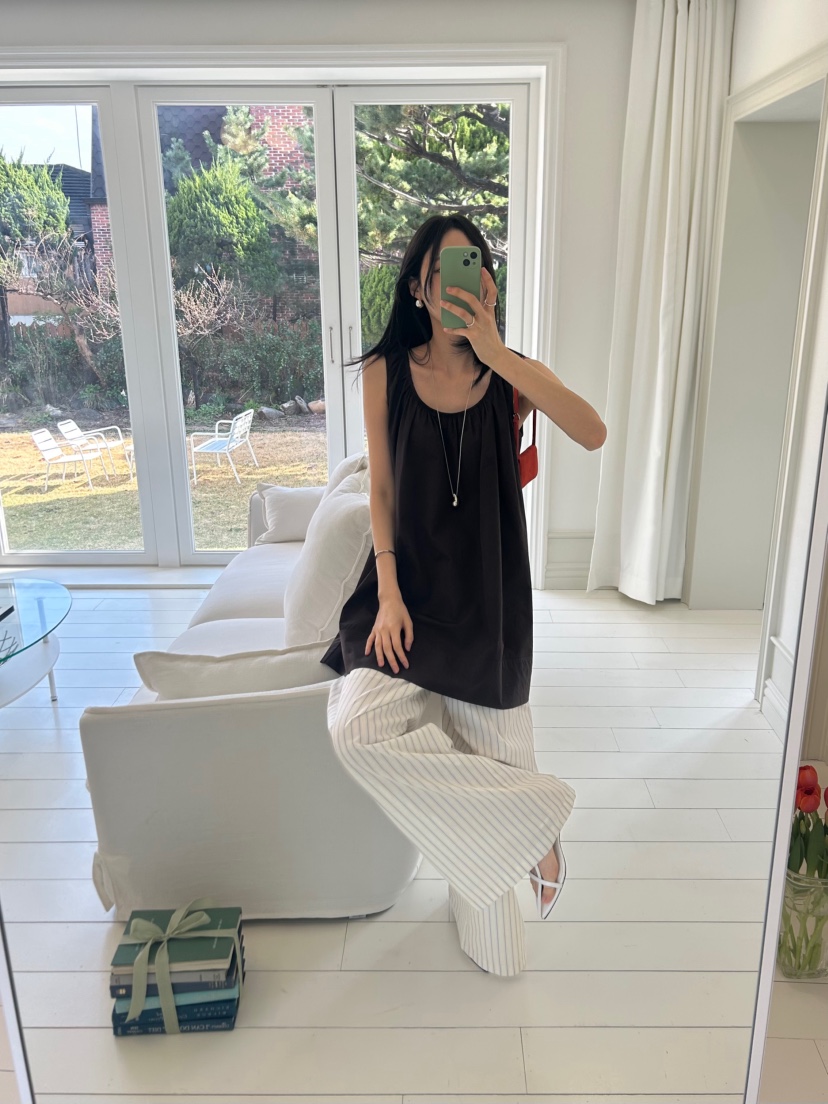 ME MO韓國東大門直郵女裝新款26春夏熱賣推薦連衣裙圓領ME MO連衣裙