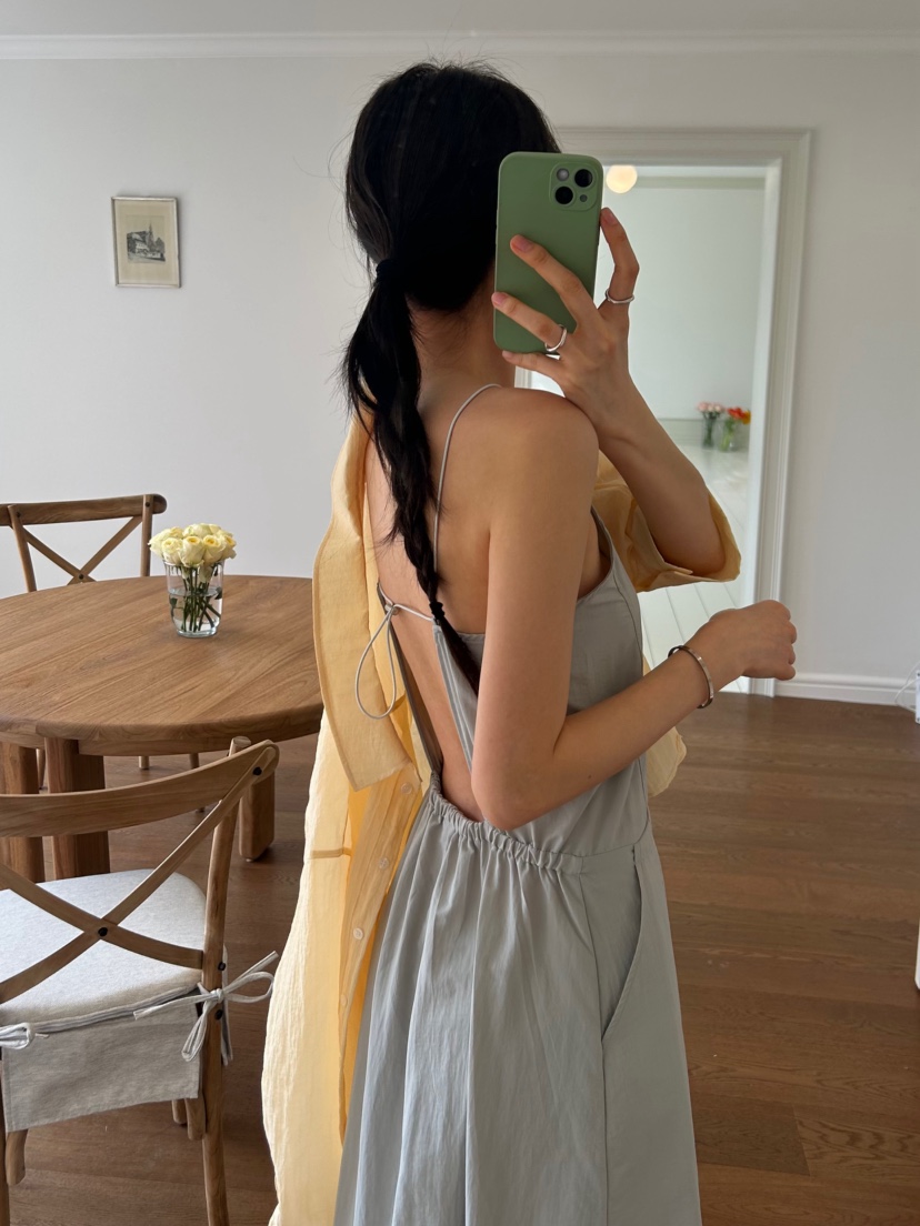 ME MO韓國直郵女士新款時尚26春夏人氣推薦休閑職業連衣裙ME MO連衣裙