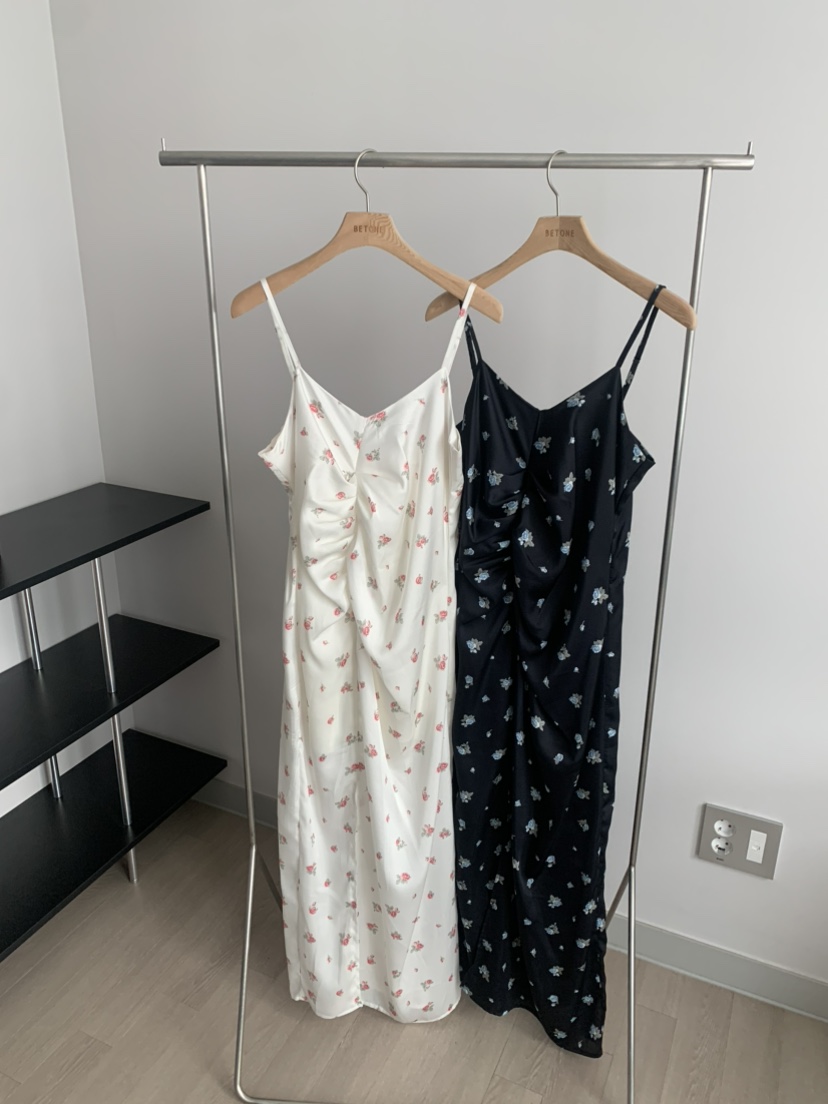 BETONE韓國代購女裝新款26春夏休閑職業人氣時尚連衣裙小花BETONE連衣裙