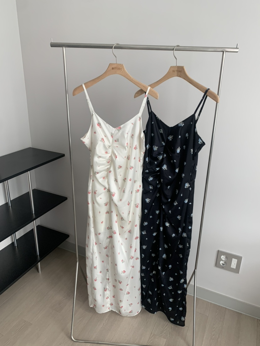 BETONE韓國代購女裝新款26春夏休閑職業人氣時尚連衣裙小花BETONE連衣裙